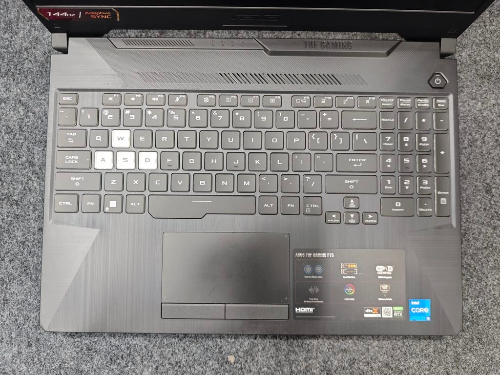 ASUS TUF Gaming F15 Keyboard photos