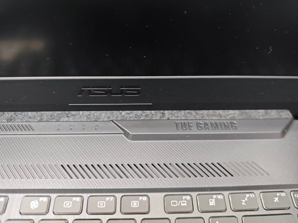 ASUS TUF Gaming F15 logo design photos