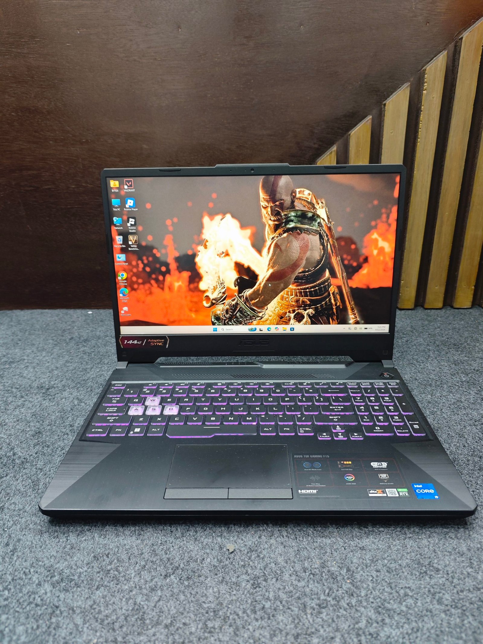 Asus tuf gaming f15 photo and detailed