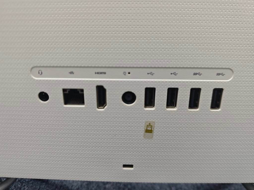 hp 200 g4 22 all in one pc backside port photos